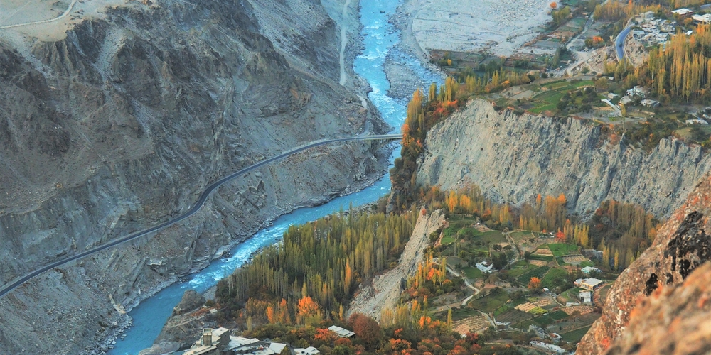 Landscape Of Hunza Valley, Gilgit-Baltistan
